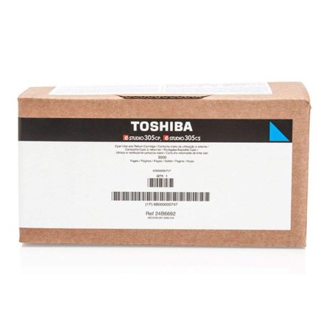 Toshiba oryginalny toner T305PCR, cyan, 3000s, 900g Toshiba oryginalny toner T305PCR, cyan, 3000s, 900g