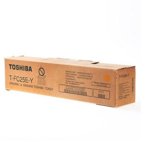 Toshiba oryginalny toner TFC25EY, 6AJ00000081, yellow, 26800s Toshiba oryginalny toner TFC25EY, 6AJ00000081, yellow, 26800s