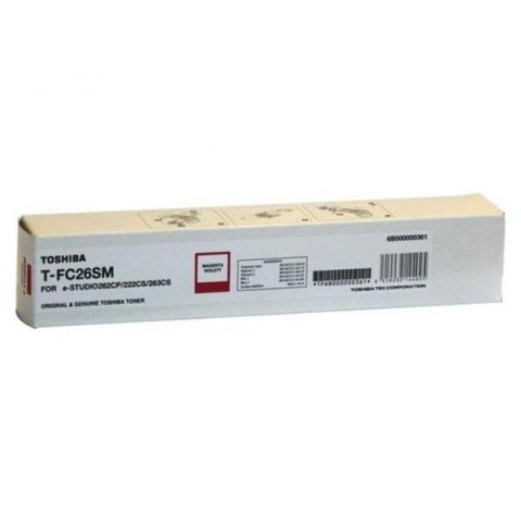 Toshiba oryginalny toner TFC26SM6K, 6B000000555, magenta, 6000s, high capacity Toshiba oryginalny toner TFC26SM6K, 6B000000555, magenta, 6000s, high capacity