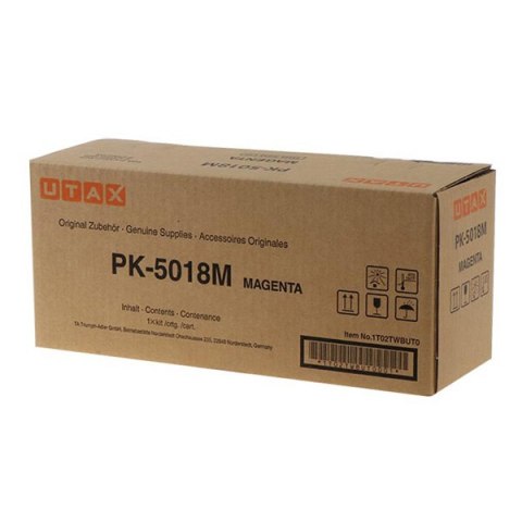 Utax oryginalny toner 1T02TWBUT0, PK-5018M, magenta, 11000s Utax oryginalny toner 1T02TWBUT0, PK-5018M, magenta, 11000s