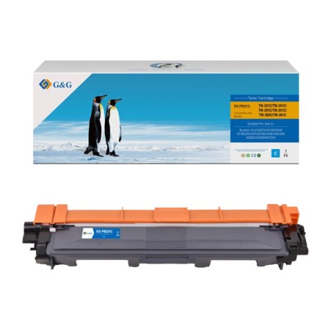 G&G kompatybilny toner z Brother TN241C, NT-PB221C, cyan, 1400s G&G kompatybilny toner z Brother TN241C, NT-PB221C, cyan, 1400s