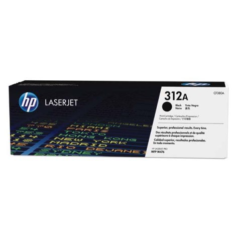 HP oryginalny toner CF380A, HP 312A, black, 2280s, 720g HP oryginalny toner CF380A, HP 312A, black, 2280s, 720g