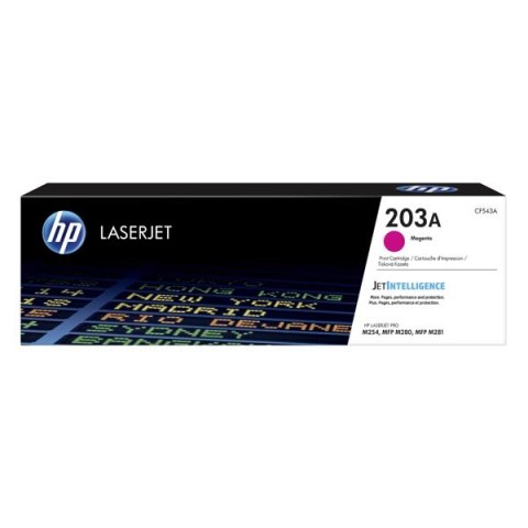 HP oryginalny toner CF543A, HP 203A, magenta, 1300s HP oryginalny toner CF543A, HP 203A, magenta, 1300s