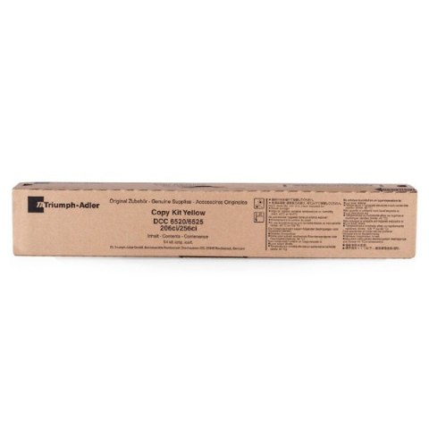 Triumph Adler oryginalny toner CK-6520Y, 652511116, yellow, 6000s Triumph Adler oryginalny toner CK-6520Y, 652511116, yellow, 6000s