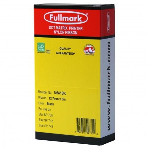 Fullmark kompatybilny taśma do drukarki, RC700, czarna, dla Star Fullmark kompatybilny taśma do drukarki, RC700, czarna, dla Star