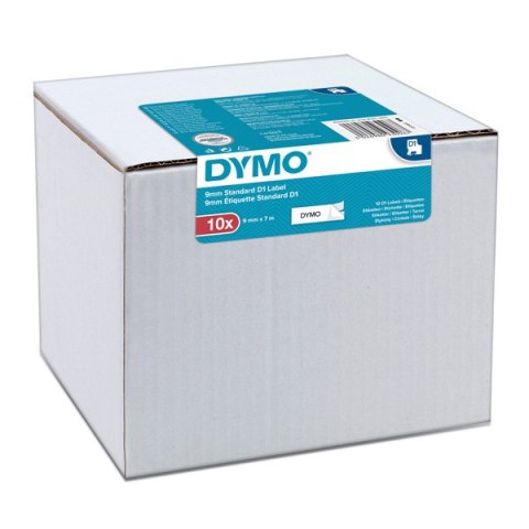 Dymo oryginalny taśma do drukarek etykiet, Dymo, 2093096, czarny druk/biały podkład, 7m, 9mm, op. 10 szt, cena za opakowanie, D1 Dymo oryginalny taśma do drukarek etykiet, Dymo, 2093096, czarny druk/biały podkład, 7m, 9mm, op. 10 szt, cena za opakowanie, D1