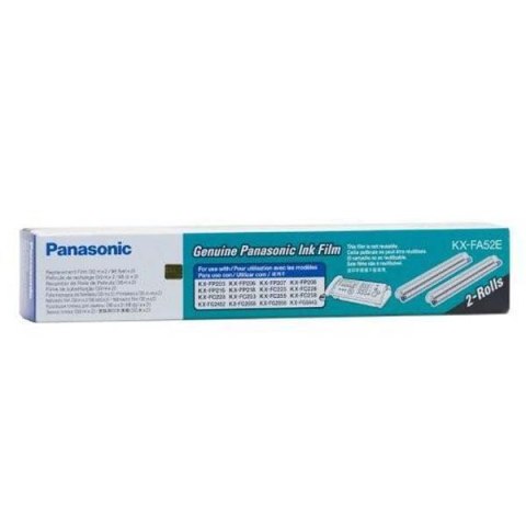Panasonic oryginalny folia do faxu KX-FA52E, 2*90str., Panasonic Fax KX-FP 207, 218, 258, 228, FC258 Panasonic oryginalny folia do faxu KX-FA52E, 2*90str., Panasonic Fax KX-FP 207, 218, 258, 228, FC258