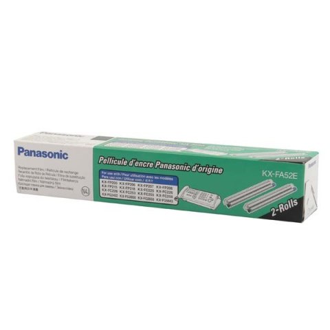 Panasonic oryginalny folia do faxu KX-FA52E, 2*90str., Panasonic Fax KX-FP 207, 218, 258, 228, FC258 Panasonic oryginalny folia do faxu KX-FA52E, 2*90str., Panasonic Fax KX-FP 207, 218, 258, 228, FC258