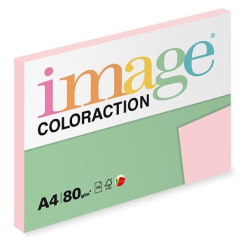 Papier kserograficzny Coloraction, Tropic, A4, 80 g/m2, jasny różowy, 100 arkusza, nadaje się do druku atramentowego Papier kserograficzny Coloraction, Tropic, A4, 80 g/m2, jasny różowy, 100 arkusza, nadaje się do druku atramentowego