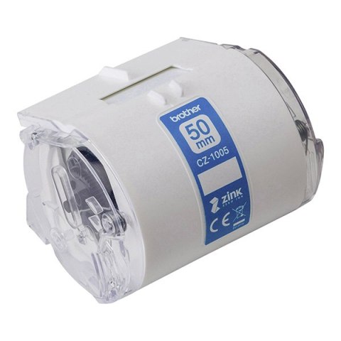 Brother taśma papierowa 50mm x 5m, biała, CZ1005, do drukarki VC-500W Brother taśma papierowa 50mm x 5m, biała, CZ1005, do drukarki VC-500W