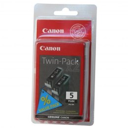 Canon oryginalny ink / tusz PGI-5 BK, 0628B025, 0628B030, black, 2szt, 2-pack