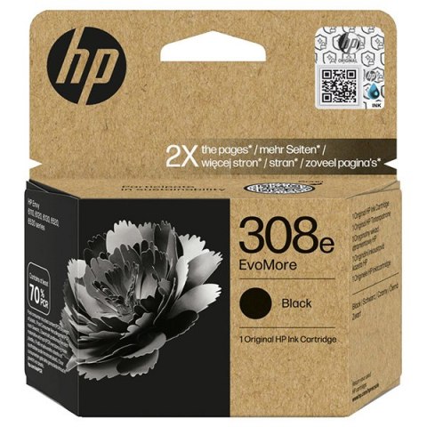 HP oryginalny ink EvoMore 7FP22UE, HP 308e, black, 320s HP oryginalny ink EvoMore 7FP22UE, HP 308e, black, 320s