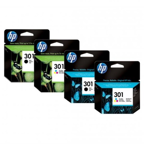 HP oryginalny ink / tusz CH561EE, HP 301, black, 170s HP oryginalny ink / tusz CH561EE, HP 301, black, 170s