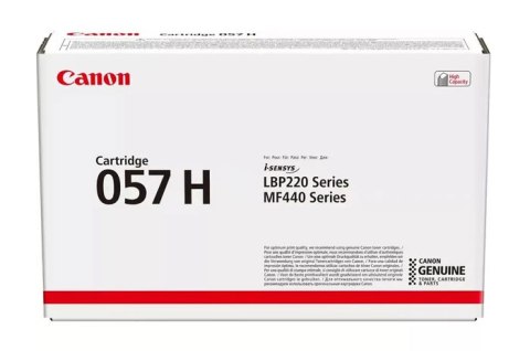 Oryginalny Toner Czarny Canon i-SENSYS LBP220, MF440 series (CRG057H, CRG-057H, 3010C002) Oryginalny Toner Czarny Canon i-SENSYS LBP220, MF440 series (CRG057H, CRG-057H, 3010C002)