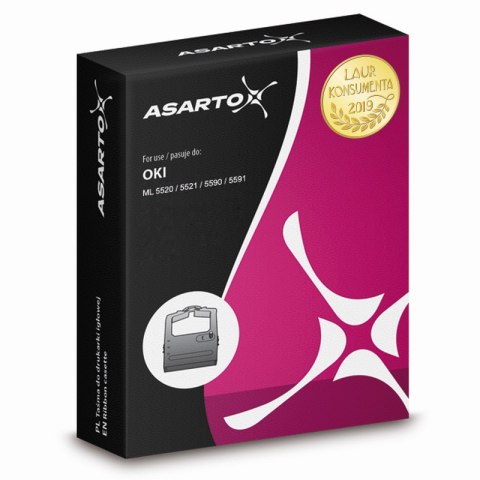 Taśma Asarto do Oki R5520 | 1126301 | black Asarto Taśma Asarto do Oki R5520 | 1126301 | black Asarto