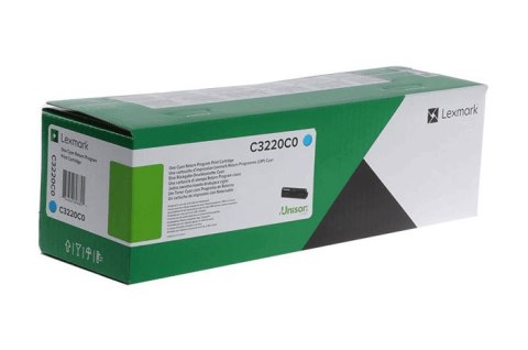 Oryginalny Toner Cyan Lexmark C3224, C3226, C3326, C3426 (C3220C0) Oryginalny Toner Cyan Lexmark C3224, C3226, C3326, C3426 (C3220C0)
