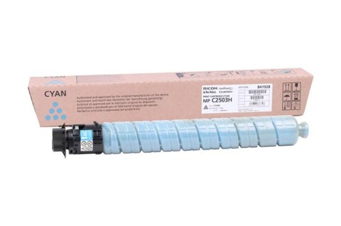 Oryginalny Toner Cyan Ricoh MPC2003, MPC2004, MPC2011, MPC2503, MPC2504 (841928) Oryginalny Toner Cyan Ricoh MPC2003, MPC2004, MPC2011, MPC2503, MPC2504 (841928)