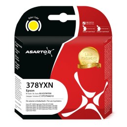 Tusz Asarto do Epson 378XL | C13T37944010 | 830 str. | yellow Asarto